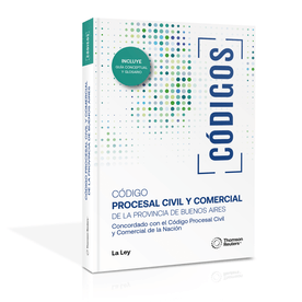 Código Procesal Civil Y Comercial De La Provincia De Buenos Aires Concordado Con El Código Procesal Civil Y Comercial De La Nación
